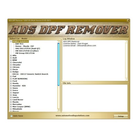 DPF EGR LAMBDA REMOVER 2017.05 PROFESSIONAL + EGR/DPF REMOVER 2016