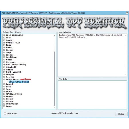 DPF EGR LAMBDA REMOVER 2017.05 PROFESSIONAL + EGR/DPF REMOVER 2016