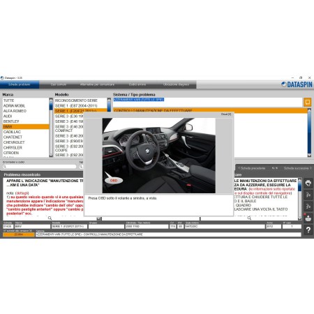 DATASPIN 3.35 ITALIANO BANCA DATI AUTO OFFICINA