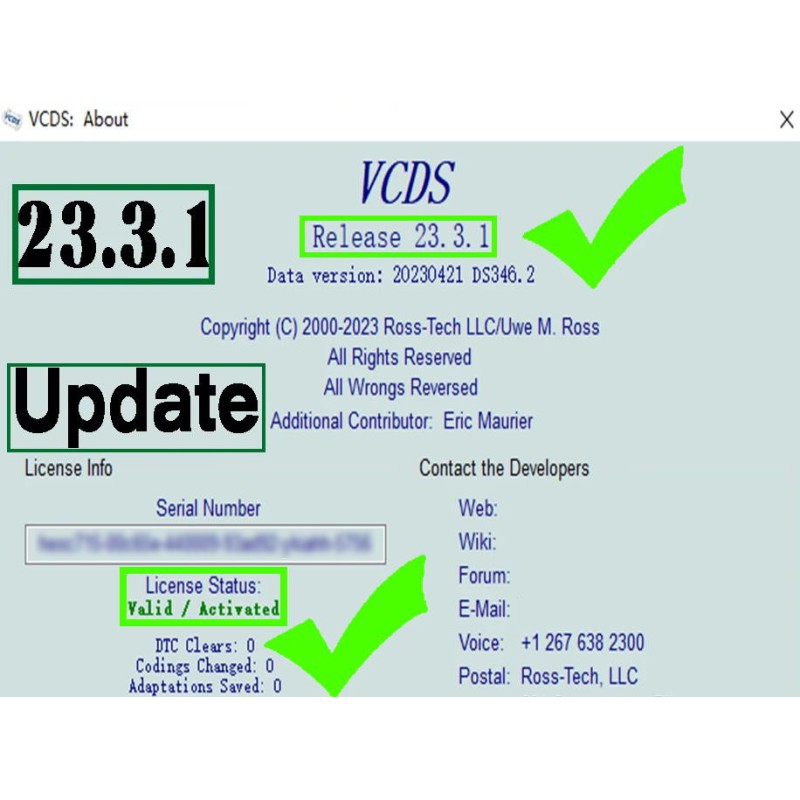 VAGCOM VCDS 23.3 PER MINIVCI AUTO SCANNER OBD OBD2 CAVO DIAGNOSTICO