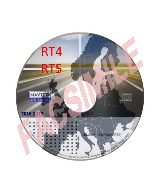 MAPPE AGGIORNATE 2017 PER NAVIGATORI PEUGEOT - CITROEN - FIAT - LANCIA - RT4/RT5