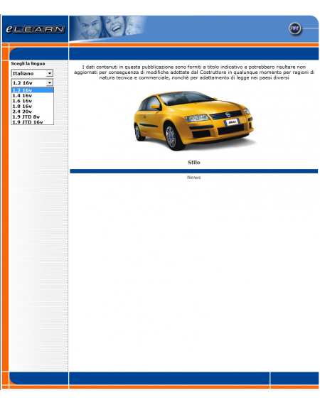 E-LEARN FIAT STILO (192) - MANUALE OFFICINA