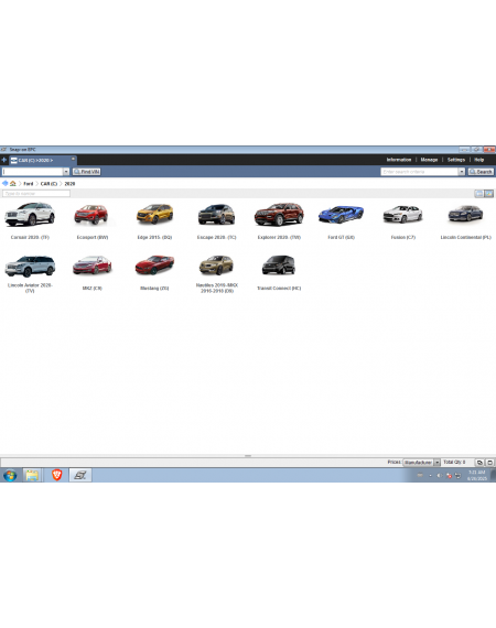 Ford Snap-On EPC USA [2020-01] Parts Catalog