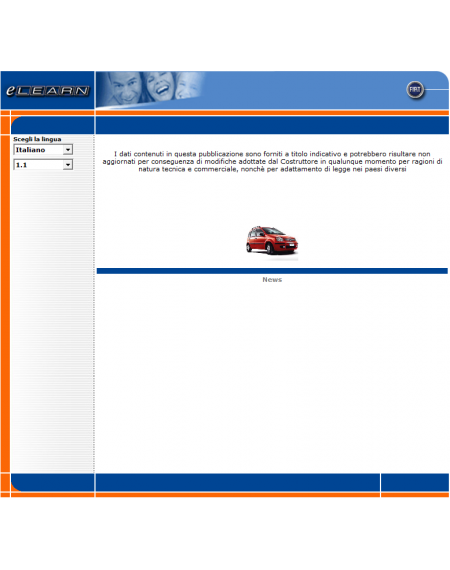 E-LEARN FIAT PANDA (169) - MANUALE OFFICINA