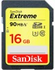 SD-CARD SANDISK EXTREME, SDHC 16 GB, FINO A 90 MB/SEC, CLASSE 10