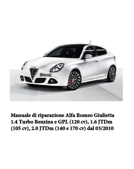 ALFA ROMEO GIULIETTA (940) - MANUALE OFFICINA