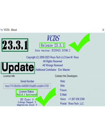 VAGCOM VCDS 23.3 PER MINIVCI AUTO SCANNER OBD OBD2 CAVO DIAGNOSTICO